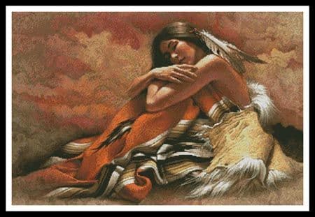 At Rest by Artecy printed cross stitch chart